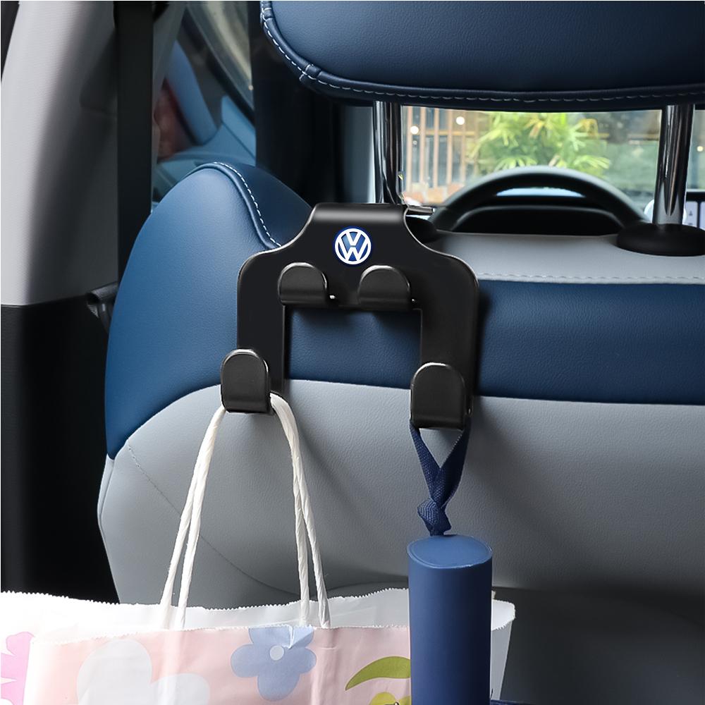 1pcs ABS Car Rear Seat Back Portable Hanging Hook Center Cover For VW Rline Jetta Golf Beetle GTI R32 MK4 Motion Polo GTD Motion Va4