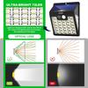 Solar Lights Outdoor 72 LED Motion Sensor Wall Light IP65 Waterproof and 3 Lighting Modes Solar Powered Security Wirel Light Ou