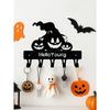 Wrought Iron Wall Hook Halloween Pumpkin Home Decor Towel Holder