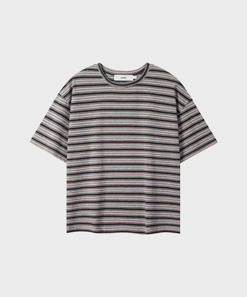 LEIRE Essential Striped Crop T-Shirt (7 Colors) (Type A)