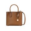 MK Mercer Lock Monocolore Pelle Francese Fisarmonica Borsa a Tracolla Borsa a Mano da Donna Caramello-Marrone 30S0GM9M6L-LUGGAGE