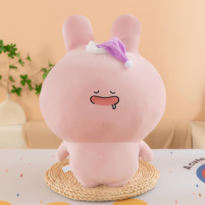Asa Mimi Plush Toy - Cute Sleep Companion, Soft Cartoon Rabbit Cushion Gift for Girls