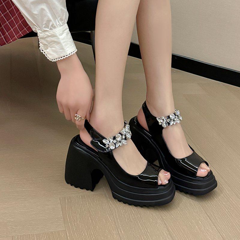 Krazing Pot из коровьей кожи с открытым носком — фото 16