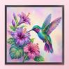 Flower Bird Glass Bead Full 11CT DIY Stamped Cross Stitch Kits for Adults Home Decor Needlework Embroidery Kit 36x36cm