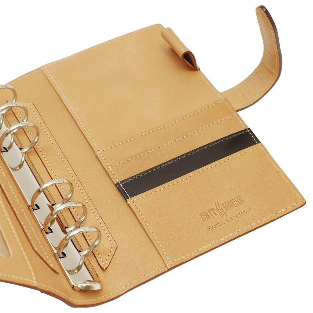 BRIT HOUSE System Notebook Cordovan Black CO-1025-BK