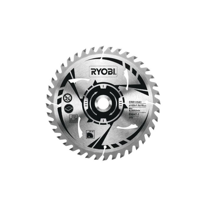 Lame Ultra Fine RYOBI Pour Scie Circulaire R18CS-0 One+ CSB165A1
