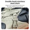 Outdoor Winter Hiking Climbing Snow Spikes Crampons Cleats Stainless Steel Ice Gripper Spikes 19 Tooth Ice Claws