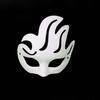 DIY Blank Paper White Masks Halloween Party Cosplay Painted Masquerade Kids Cartoon Animals Hand Paintable Mask