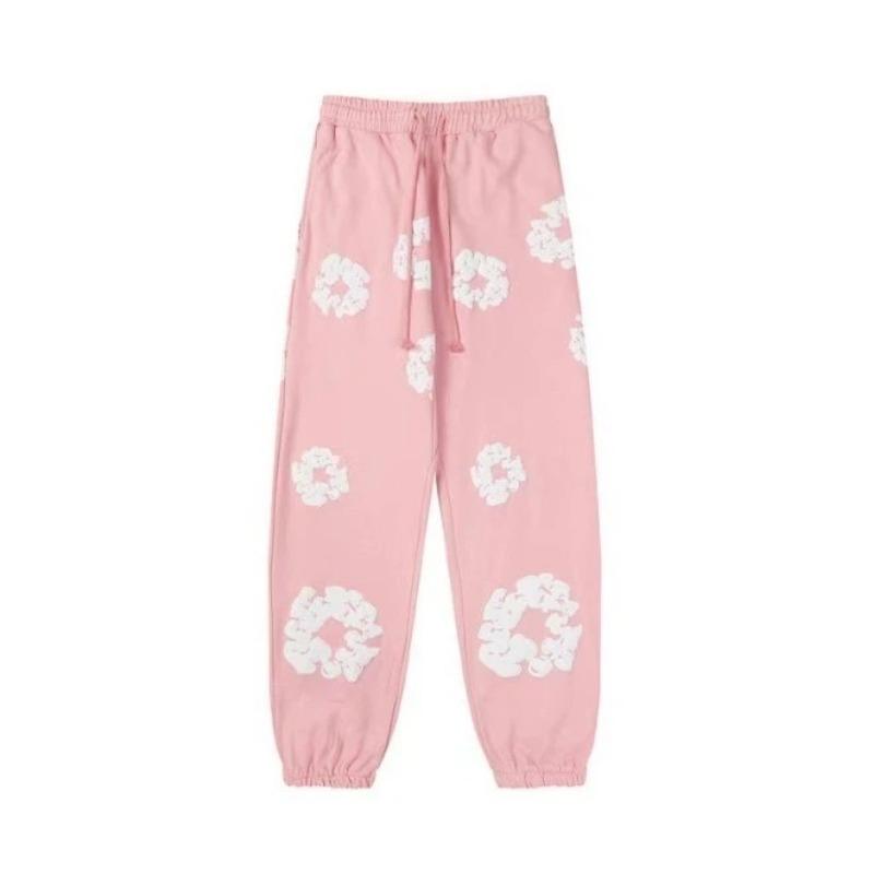 Nuovi Pantaloni da Donna ad Asciugatura Rapida Moda Tendenza Americana Stampa Kapok Casual Traspiranti Assorbi-Sudore Street Y2K