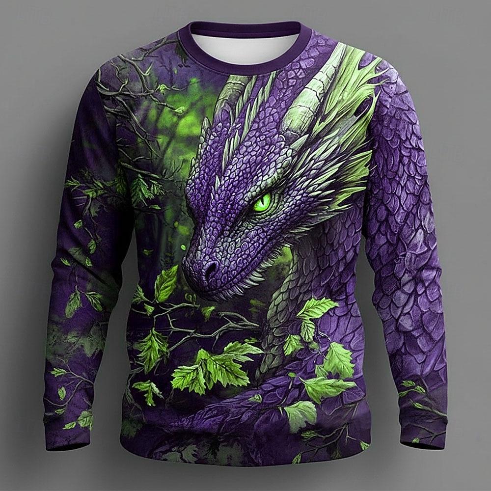 Men's Animal Funny T Shirt Short Sleeve T Shirt 3D Print Crew Neck Shirt Exaggerated Designer Party Holiday