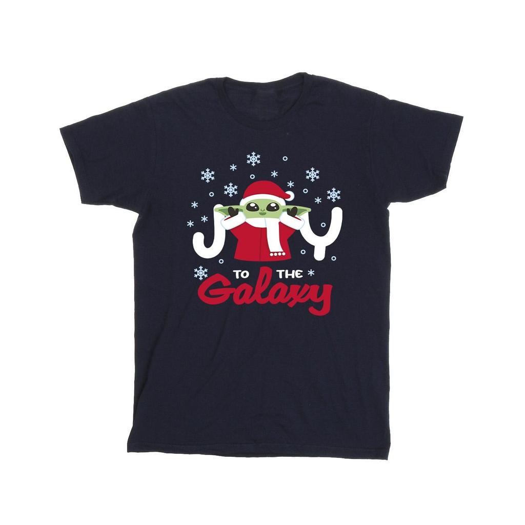 STAR WARS Mens The Mandalorian Joy To The Galaxy T-Shirt