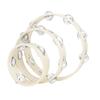 Tambourine Bell Ring 3pcs/set 6 8 10 Inches Wooden Tambourine Orff Percussion Instruments Children's Musical Toys Gifts