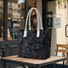 Goth Bat Tree Tote Bag Dark Style Shoulder Bag For Daily Use