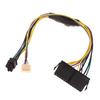 24Pin Female To 6Pin Male Power Adapter Supply Cable Connector For Hp Elite 8100 8200 8300 Atx