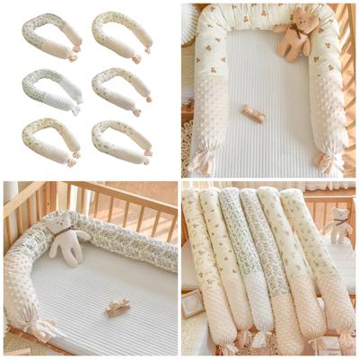 Upgrades Infant Safety Crib Bumper Offering Full Coverage Protections Cozy Design with Easy Installation for New Parents