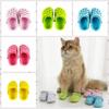 1 Pair Non-slip Pet Sandals Comfortable Dog Rain Boots Dog Sandal Slipper Dog Hole Shoe  for Cats