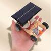 DIY Wooden Assemble Solar Car Creative Invention Kids Hands-On Motor Skill Active Thinking Electronic Kit STEM Educational Toy