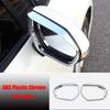 For Toyota Yaris XP210     ABS Car Rearview Mirror Rain Eyebrow Sequin Trims Sticker Car Decoration Accessories