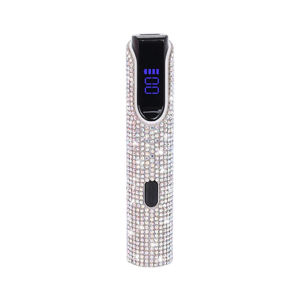Portable Rechargeable Rhinestone Nail Art Phototherapy Lamp with Dual Light