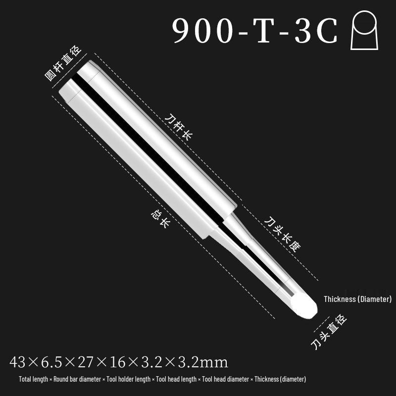 Lead-Free 900M Knife-Type Soldering Iron Tip for 936 Constant Temperature Stations, Eco-Friendly