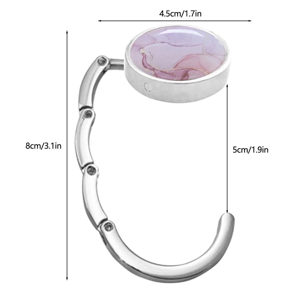 1pcs Portable Fashion Folding Purse Handbag Bag Hanger Hook Holder Table Hook Unique Bag Parts Accessories