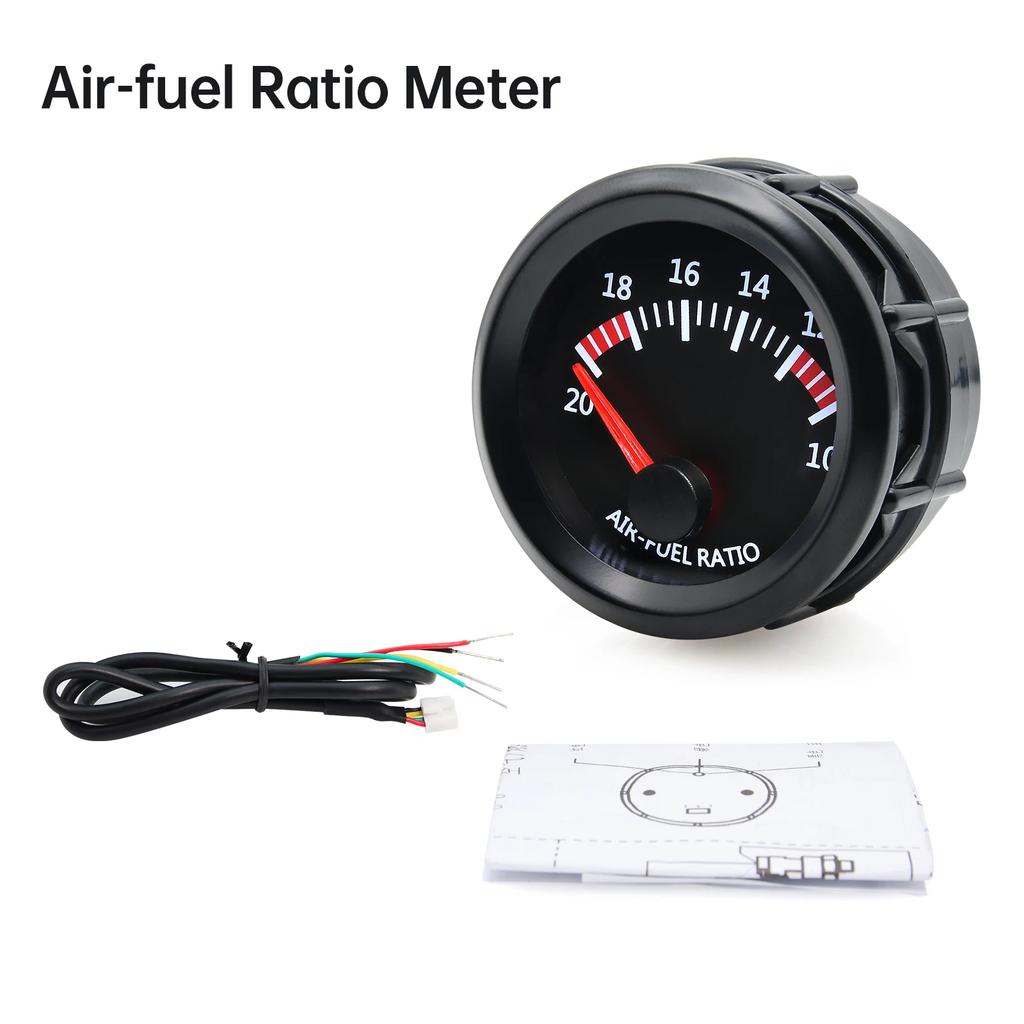 52mm 12V Car Oil Pressure Gauge Water Temp Oil Temp Volt Air Fuel Ratio Boost Exhaust Temp LED Meter For 12V Racing Gauge