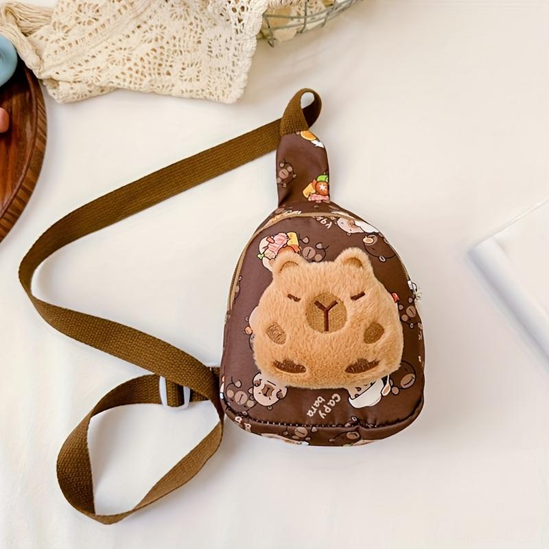 Lightweight Crossbody Bag, Easy And Casual Stylish Coin Purse, Versatile Outdoor Travel Bag with Printed Chest Desig