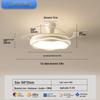 2025 Modern Silent Ceiling Fan with Integrated Light for Bedroom or Restaurant