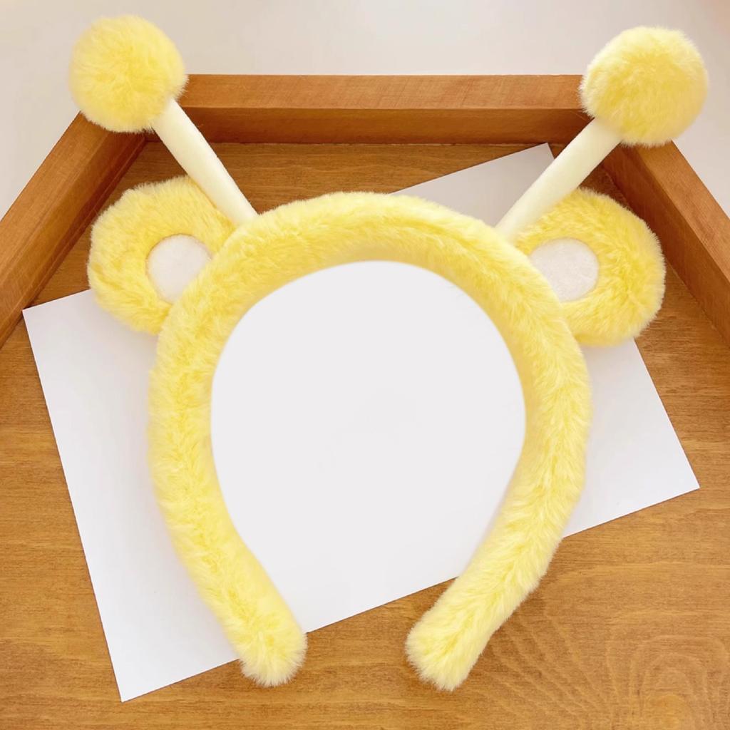Delicate Plush Bees Antenna Headband Sweet Cosplay Headpieces Fashion Costume Accessory For Various Head Sizes