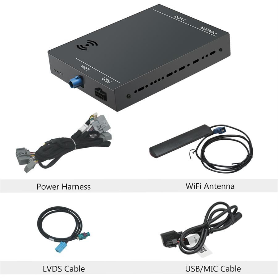 Upgrade Decoder Box muItimedia interface CarPlay Android auto Retrofit Kit for Original Screen JAGUAR/Land Rover Bosch head unit with 8inch screen