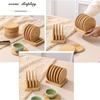 Simple Creative Bamboo Coaster Set, Round Heat Insulation Water Cup Pad, Tea Cup Holder, Eco-Friendly Table Decoration Accessory