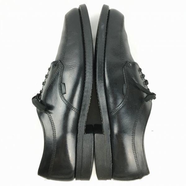 Rare USA Vintage WORK AMERICA Postman Shoes U-Tip Business Shoes Black Size 10AA Men's(USED)