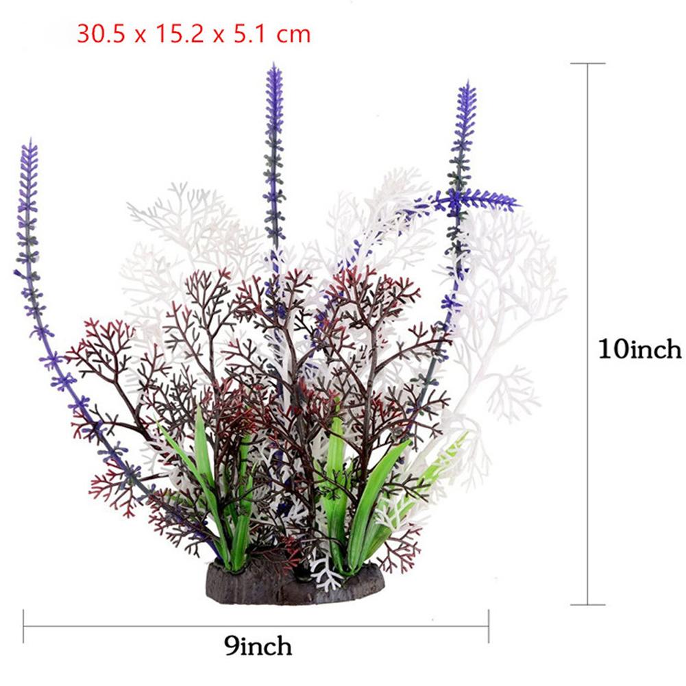 Artificial Water Grass Lifelike Underwater Green Plant Ornament For Aquarium Fish Tank Decorations