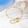 Stainless Steel Beaded Chain Anklet for Women,Summer Vacation Waterproof Anklets,Classic Jewelry Gifts