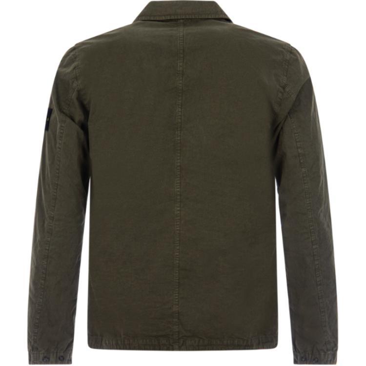 STONE ISLAND Overshirt 'Olive' Men's 7915102WN-V0158