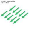 4/6/10Sheet Arrow Sticker Directional Sign PVC Self-Adhesive Label Stickers Removable Floor Decal for Floor Wall Marking 6Colors