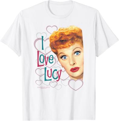 Ich liebe Lucy Hollywood Offene Herzen T-Shirt