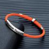 Personalisierte Medizinische Alarmarmbänder Individuell Gravierte ID Telefon Armbänder Trendige Notfallseilarmbänder Geschenke