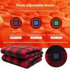 Heated Sleeping Bag Pad Warm USB Electric Heating Pad Blanket for Camping Hiking Tent Home 59.06x70.87in