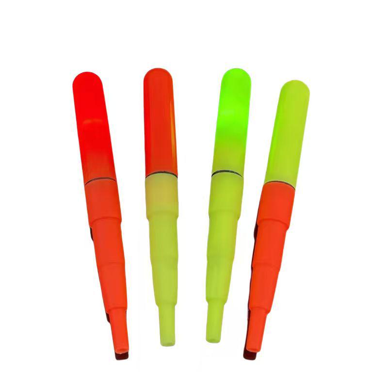 Electronic Luminous Fishing Bobber with Glow Stick for Night Fishing