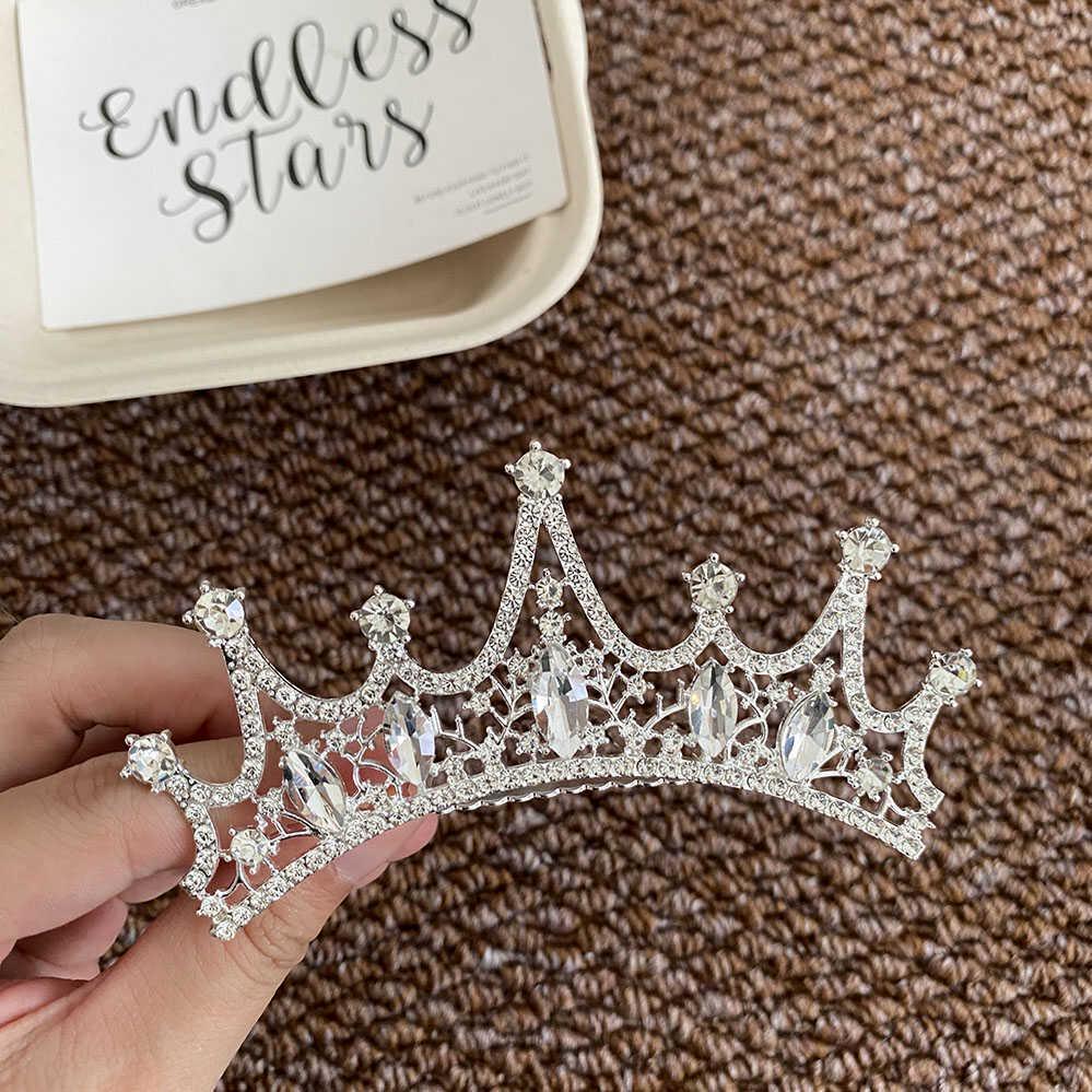 Elegant Princess Birthday Crown Hair Accessories for Girls