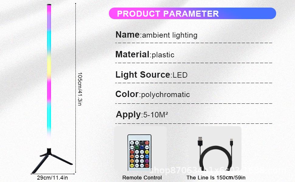 Smart RGB LED Sound Reactive USB Atmosphere Night Light