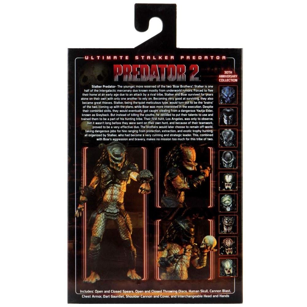NECA Predator 7-Inch Ultimate Action Figure Stalker Predator PREDATOR 2 Lost Clan Movie Predator