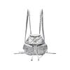 Matin Kim Mini Sac à Dos Matelassé à Double Poche Argent