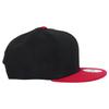 New Era 9FIFTY NE400 Snapback Baseball Solid with 99HeadwearShop Free Size Men's Cap, Color, Sticker, Unisex, Two-Tone Black/Scarlet/Red, [Used]
