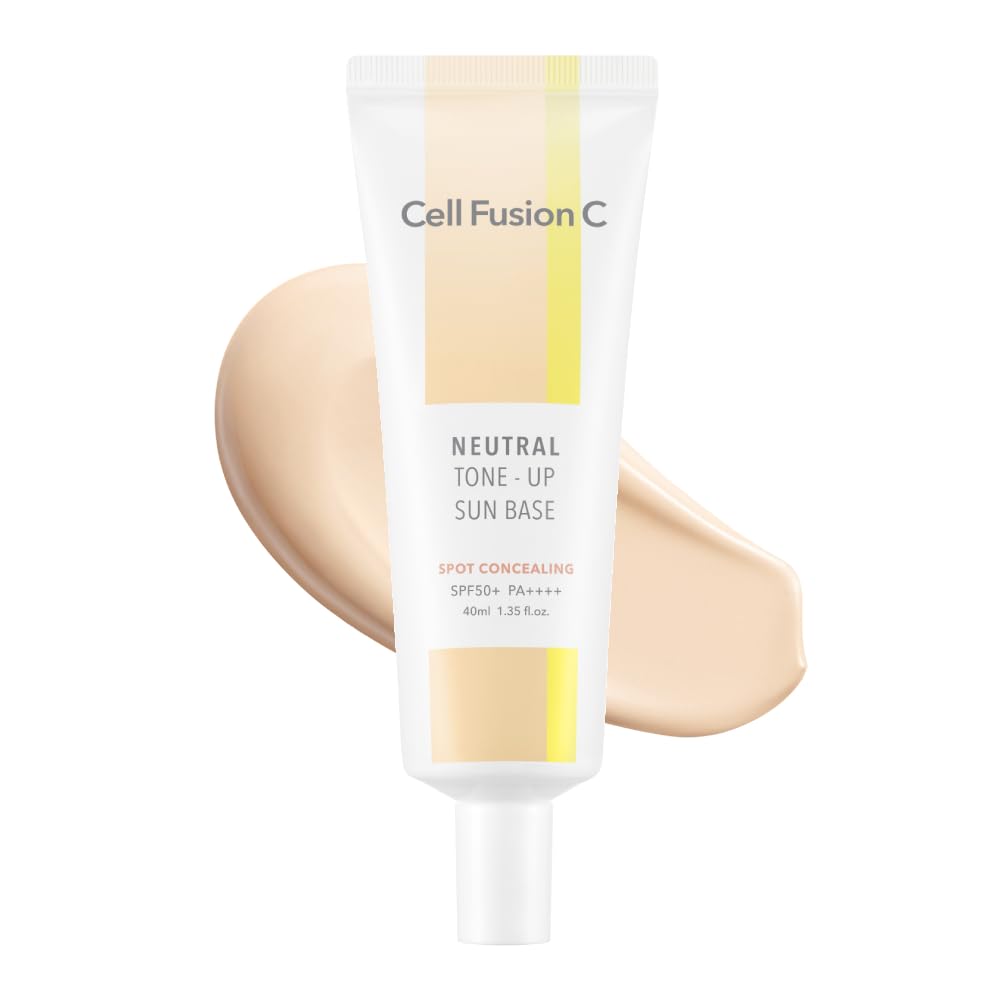 

Cell Fusion C Tone-Up Sun Base (Neutral, Beige) 40ml SPF50+ PA++++ [Concealer effect, covers blemishes and dullness, makeup base]