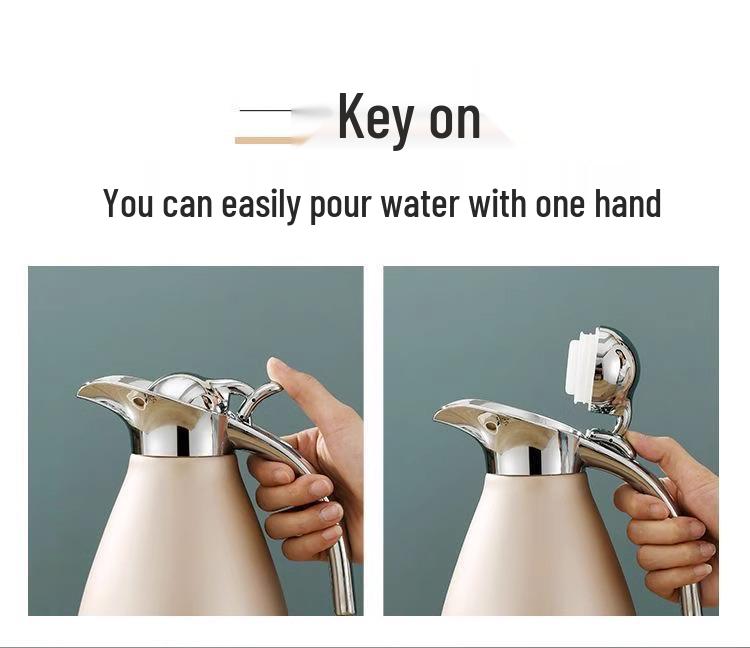 304 Stainless Steel Insulated Kettle, Large Capacity, European Style Hot Water Kettle
