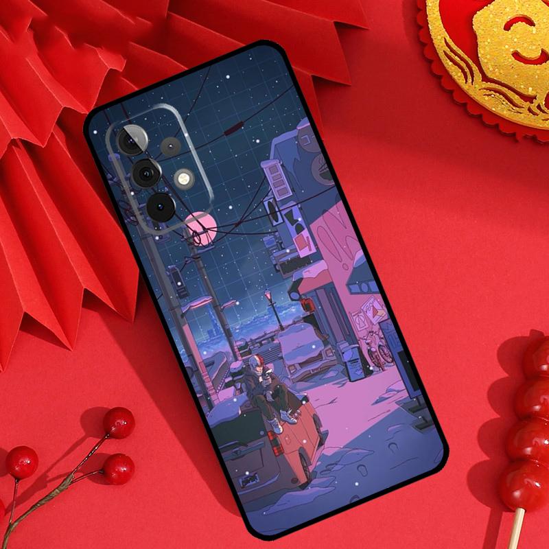 Manga Anime Street Case For Samsung Galaxy M13 M14 M12 M11 M15 M06 M16 M36 M56 M31 M53 M32 M52 M35 M55 M34 M54
