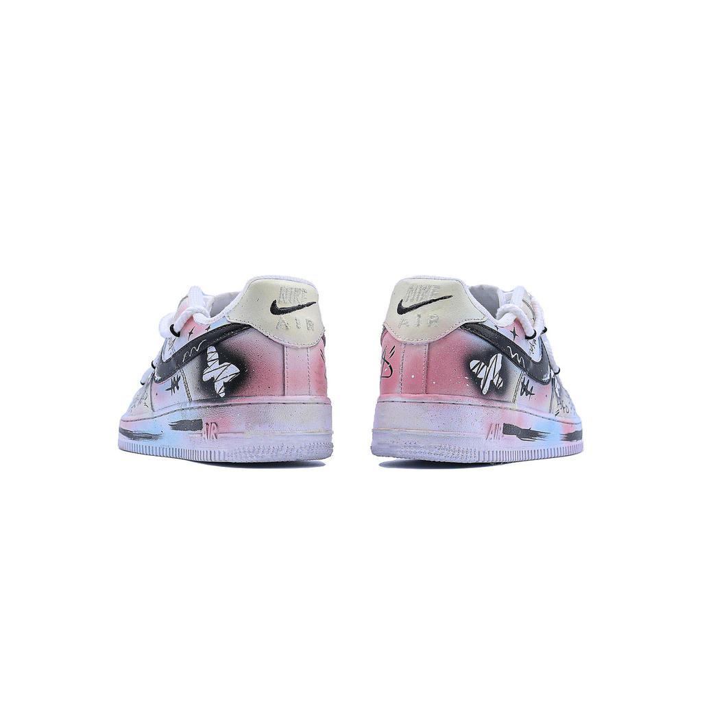 Nike Air Force 1 Singularity, Iridescent Star Butterfly Cushioning, Wear Resistant Low Top Casual Shoes Unisex CW2288-111(team784- )