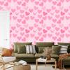 Pink Hearts Wallpaper for Living Room and Bedroom 50x1000